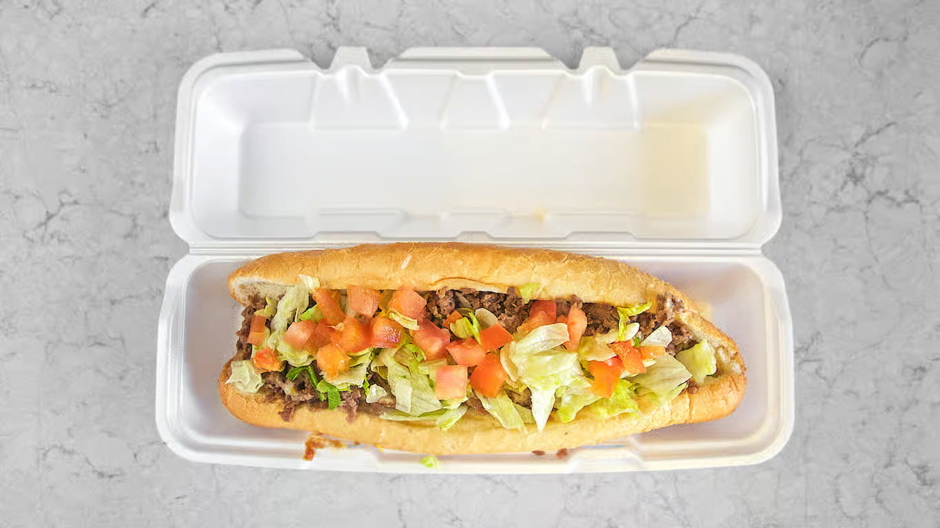 5"in Cheesesteak and Fries