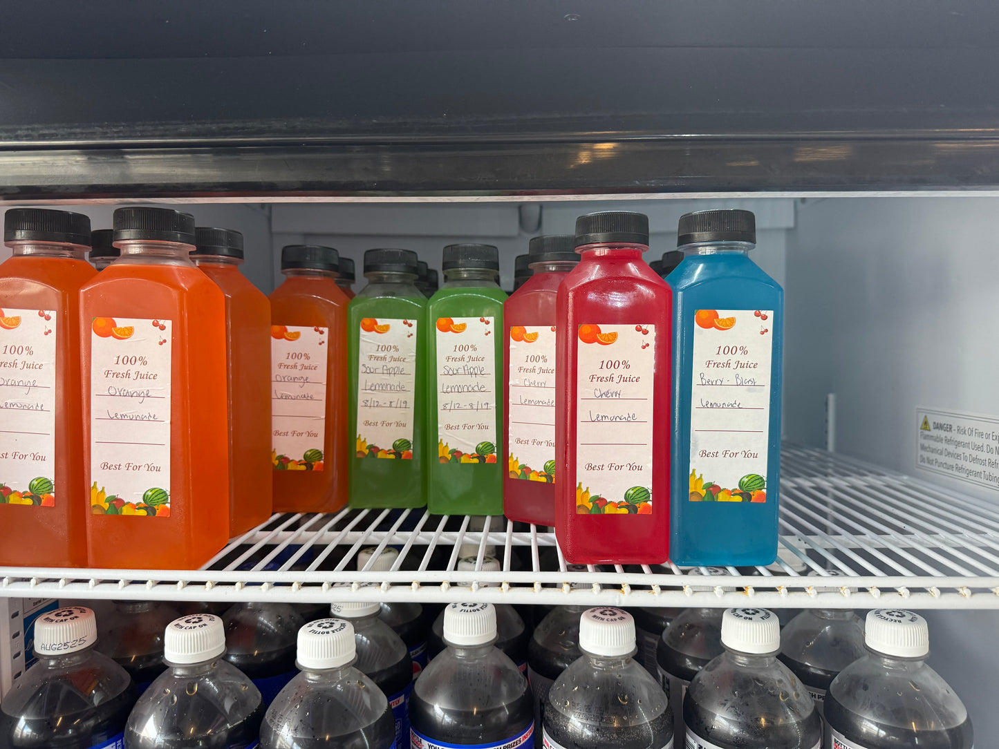 Freshly Squeeze Fruit Infused Lemonade