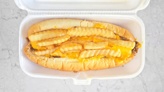 8"In Steak South Philly W/ Fries & Can Soda