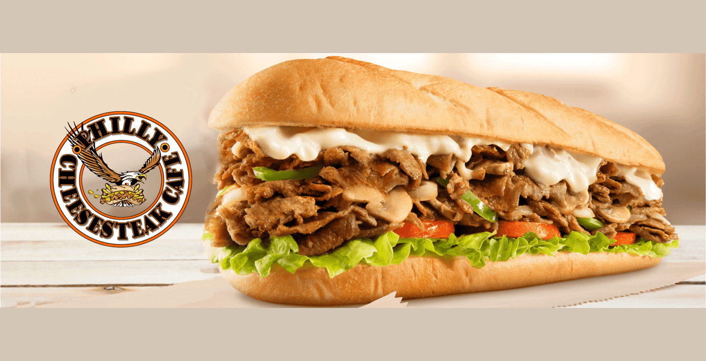 8" Inch Cheesesteak W/Fries & Drink